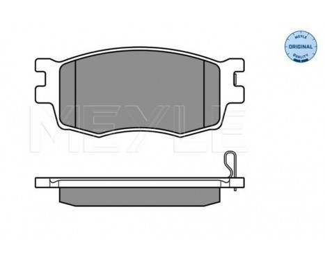 Brake Pad Set, disc brake MEYLE-ORIGINAL Quality 025 243 1717/W, Image 3