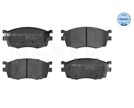 Brake Pad Set, disc brake MEYLE-ORIGINAL Quality 025 243 1717/W, Image 4