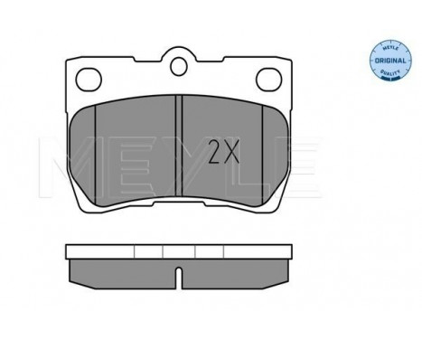 Brake Pad Set, disc brake MEYLE-ORIGINAL Quality 025 243 2315/W, Image 2