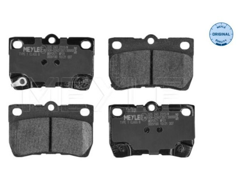 Brake Pad Set, disc brake MEYLE-ORIGINAL Quality 025 243 2315/W, Image 3