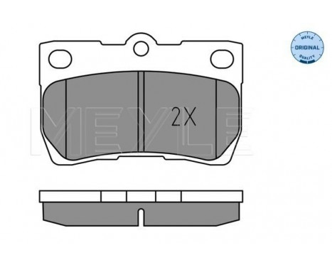 Brake Pad Set, disc brake MEYLE-ORIGINAL Quality 025 243 2317, Image 2