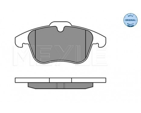 Brake Pad Set, disc brake MEYLE-ORIGINAL Quality 025 243 3218, Image 2