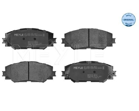 Brake Pad Set, disc brake MEYLE-ORIGINAL Quality 025 243 3617, Image 2