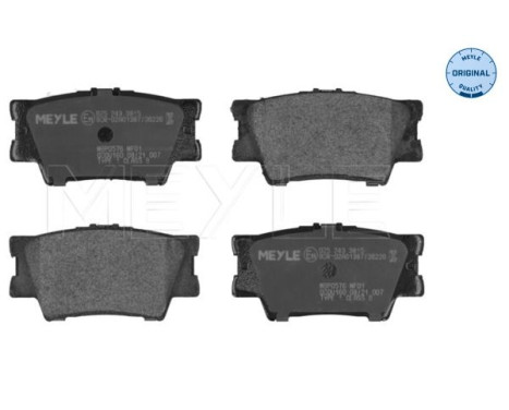Brake Pad Set, disc brake MEYLE-ORIGINAL Quality 025 243 3815, Image 2