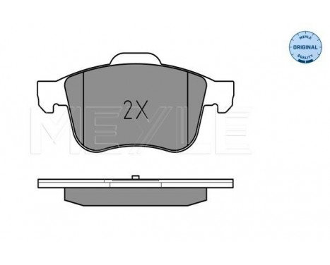 Brake Pad Set, disc brake MEYLE-ORIGINAL Quality 025 243 4019, Image 2