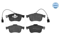 Brake Pad Set, disc brake MEYLE-ORIGINAL Quality 025 243 4019