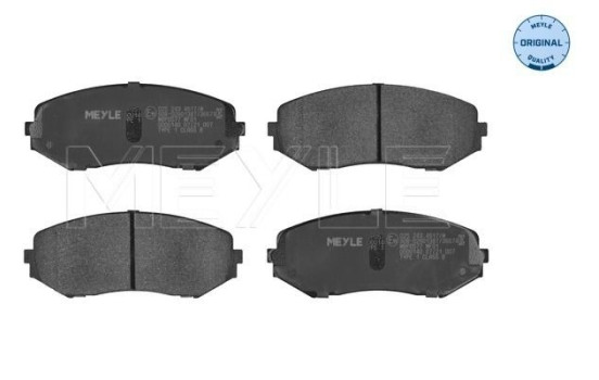 Brake Pad Set, disc brake MEYLE-ORIGINAL Quality 025 243 4617/W