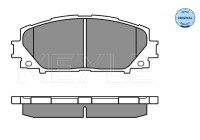 Brake Pad Set, disc brake MEYLE-ORIGINAL Quality 025 243 4717