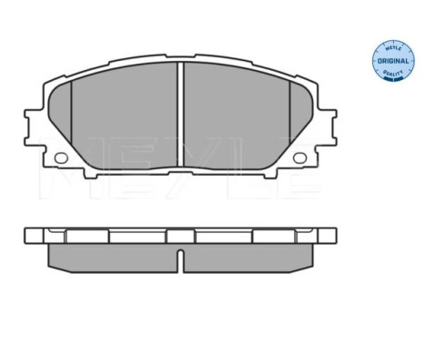 Brake Pad Set, disc brake MEYLE-ORIGINAL Quality 025 243 4717, Image 2
