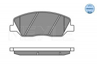 Brake Pad Set, disc brake MEYLE-ORIGINAL Quality 025 243 5117/W