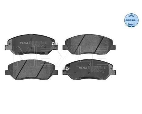 Brake Pad Set, disc brake MEYLE-ORIGINAL Quality 025 243 5117/W, Image 4