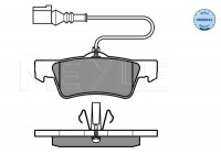 Brake Pad Set, disc brake MEYLE-ORIGINAL Quality 025 243 6719/W