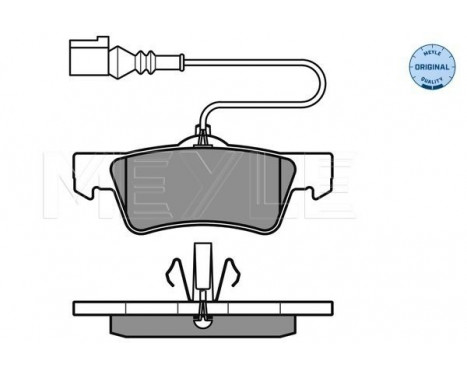 Brake Pad Set, disc brake MEYLE-ORIGINAL Quality 025 243 6719/W