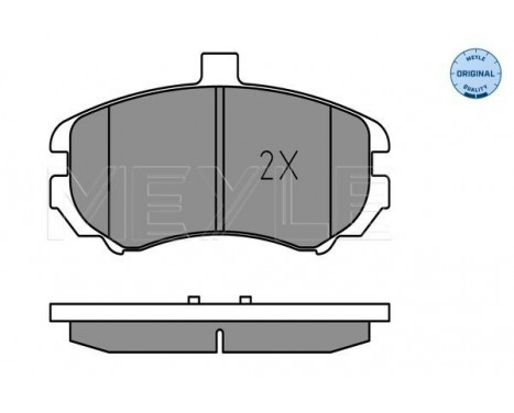 Brake Pad Set, disc brake MEYLE-ORIGINAL Quality 025 243 6917/W, Image 2