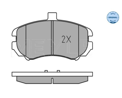 Brake Pad Set, disc brake MEYLE-ORIGINAL Quality 025 243 6917/W, Image 3