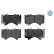 Brake Pad Set, disc brake MEYLE-ORIGINAL Quality 025 243 8618/W, Thumbnail 3