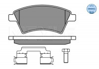 Brake Pad Set, disc brake MEYLE-ORIGINAL Quality 025 243 9116/W