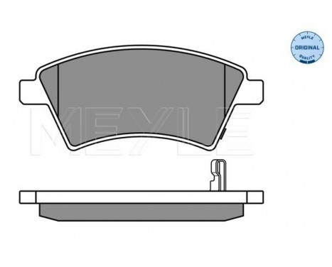 Brake Pad Set, disc brake MEYLE-ORIGINAL Quality 025 243 9116/W, Image 2