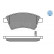 Brake Pad Set, disc brake MEYLE-ORIGINAL Quality 025 243 9116/W, Thumbnail 2