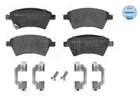 Brake Pad Set, disc brake MEYLE-ORIGINAL Quality 025 243 9116/W