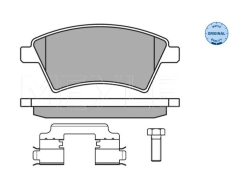 Brake Pad Set, disc brake MEYLE-ORIGINAL Quality 025 243 9116/W, Image 2