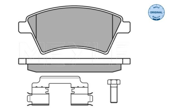 Brake Pad Set, disc brake MEYLE-ORIGINAL Quality 025 243 9116/W, Image 2