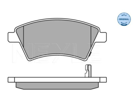 Brake Pad Set, disc brake MEYLE-ORIGINAL Quality 025 243 9116/W, Image 3