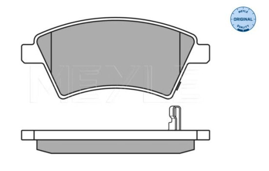 Brake Pad Set, disc brake MEYLE-ORIGINAL Quality 025 243 9116/W, Image 3
