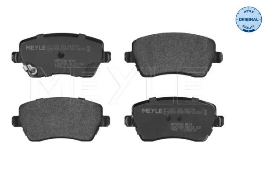 Brake Pad Set, disc brake MEYLE-ORIGINAL Quality 025 244 0317/W, Image 3