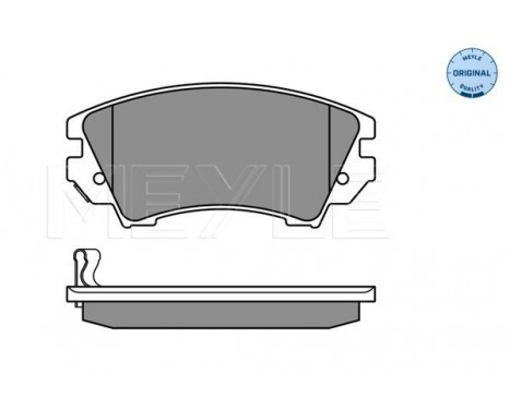 Brake Pad Set, disc brake MEYLE-ORIGINAL Quality 025 244 1219/W, Image 2