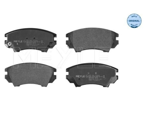 Brake Pad Set, disc brake MEYLE-ORIGINAL Quality 025 244 1219/W, Image 4