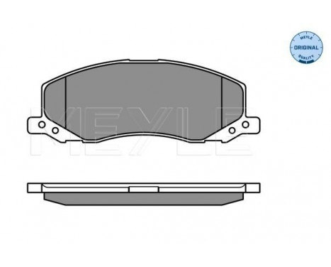 Brake Pad Set, disc brake MEYLE-ORIGINAL Quality 025 244 1817/W