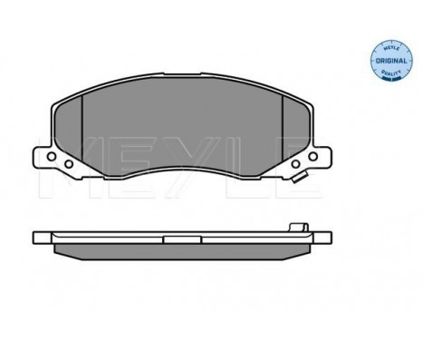 Brake Pad Set, disc brake MEYLE-ORIGINAL Quality 025 244 1817/W, Image 3