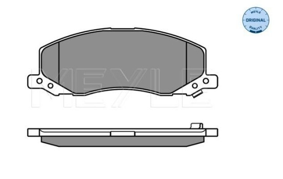 Brake Pad Set, disc brake MEYLE-ORIGINAL Quality 025 244 1817/W, Image 3