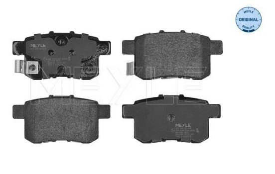 Brake Pad Set, disc brake MEYLE-ORIGINAL Quality 025 244 3514/W