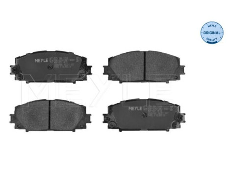 Brake Pad Set, disc brake MEYLE-ORIGINAL Quality 025 244 5116