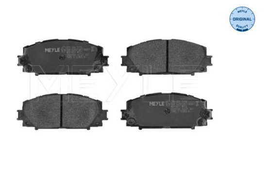 Brake Pad Set, disc brake MEYLE-ORIGINAL Quality 025 244 5116