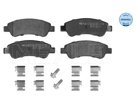Brake Pad Set, disc brake MEYLE-ORIGINAL Quality 025 244 6519, Image 2