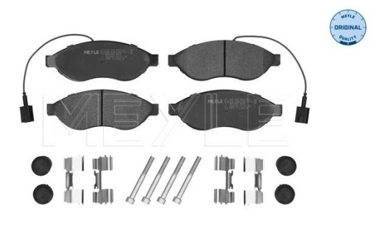Brake Pad Set, disc brake MEYLE-ORIGINAL Quality 025 244 6819/W1, Image 3