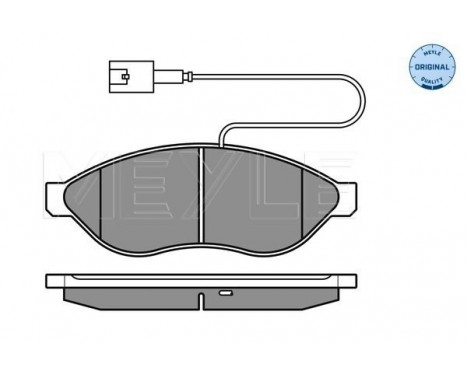 Brake Pad Set, disc brake MEYLE-ORIGINAL Quality 025 244 6819/W2, Image 2