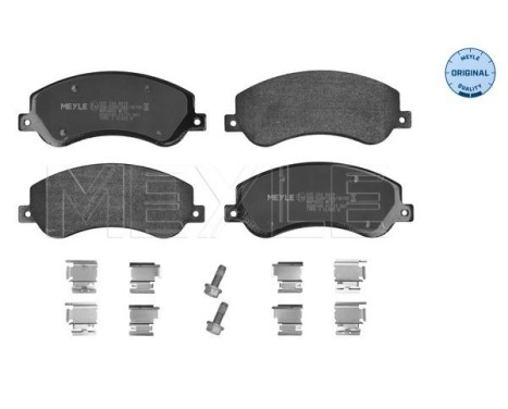 Brake Pad Set, disc brake MEYLE-ORIGINAL Quality 025 244 8418, Image 2