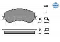 Brake Pad Set, disc brake MEYLE-ORIGINAL Quality 025 244 8419/W