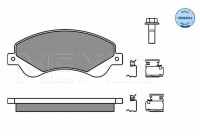 Brake Pad Set, disc brake MEYLE-ORIGINAL Quality 025 244 8518/W