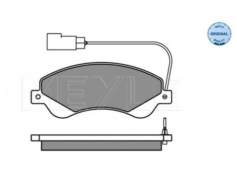 Brake Pad Set, disc brake MEYLE-ORIGINAL Quality 025 244 8518/W, Image 2