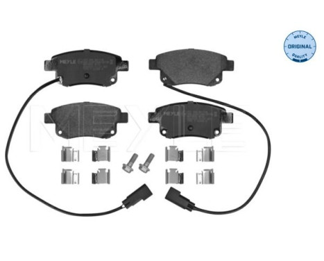 Brake Pad Set, disc brake MEYLE-ORIGINAL Quality 025 244 8617/W, Image 3