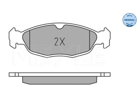 Brake Pad Set, disc brake MEYLE-ORIGINAL Quality 025 244 8717, Image 2