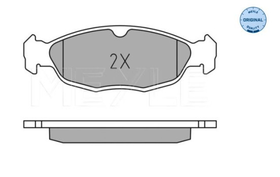 Brake Pad Set, disc brake MEYLE-ORIGINAL Quality 025 244 8717, Image 2