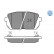 Brake Pad Set, disc brake MEYLE-ORIGINAL Quality 025 244 9116/W
