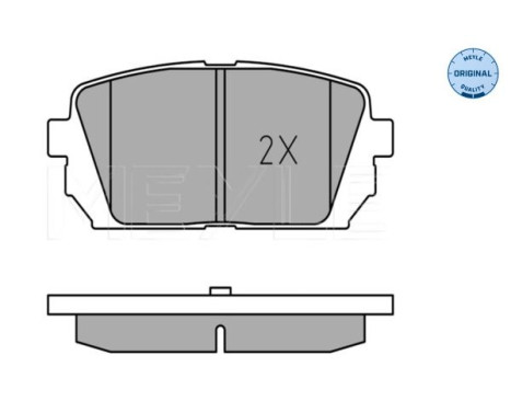 Brake Pad Set, disc brake MEYLE-ORIGINAL Quality 025 244 9116/W, Image 3