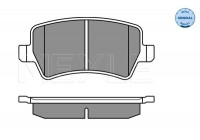 Brake Pad Set, disc brake MEYLE-ORIGINAL Quality 025 244 9617